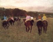 Edgar Degas Racehorse ground France oil painting artist